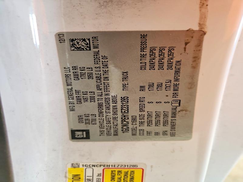 Aukcja sprzedaży 2014 Chevrolet Silverado, vin: 1GCNCPEH1EZ231285, numer aukcji: 71557206