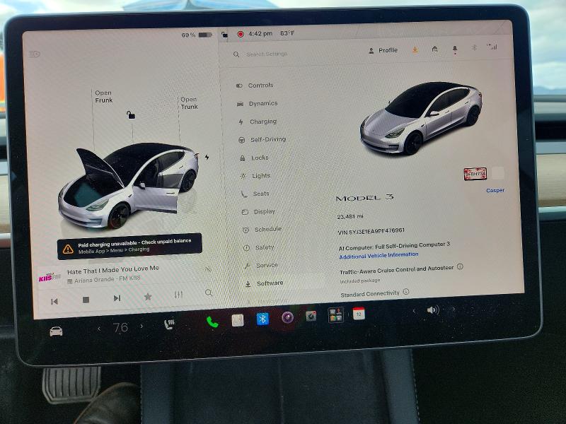 Продажа на аукционе авто 2023 Tesla Model 3, vin: 5YJ3E1EA9PF476961, номер лота: 72722266