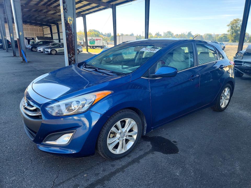2014 Hyundai Elantra Gt მანქანა იყიდება აუქციონზე, vin: KMHD35LHXEU164973, აუქციონის ნომერი: 71873406