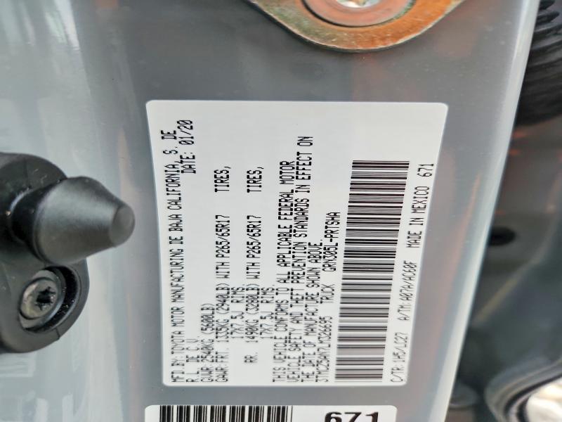 Aukcja sprzedaży 2020 Toyota Tacoma, vin: 3TMCZ5AN7LM326695, numer aukcji: 71535516