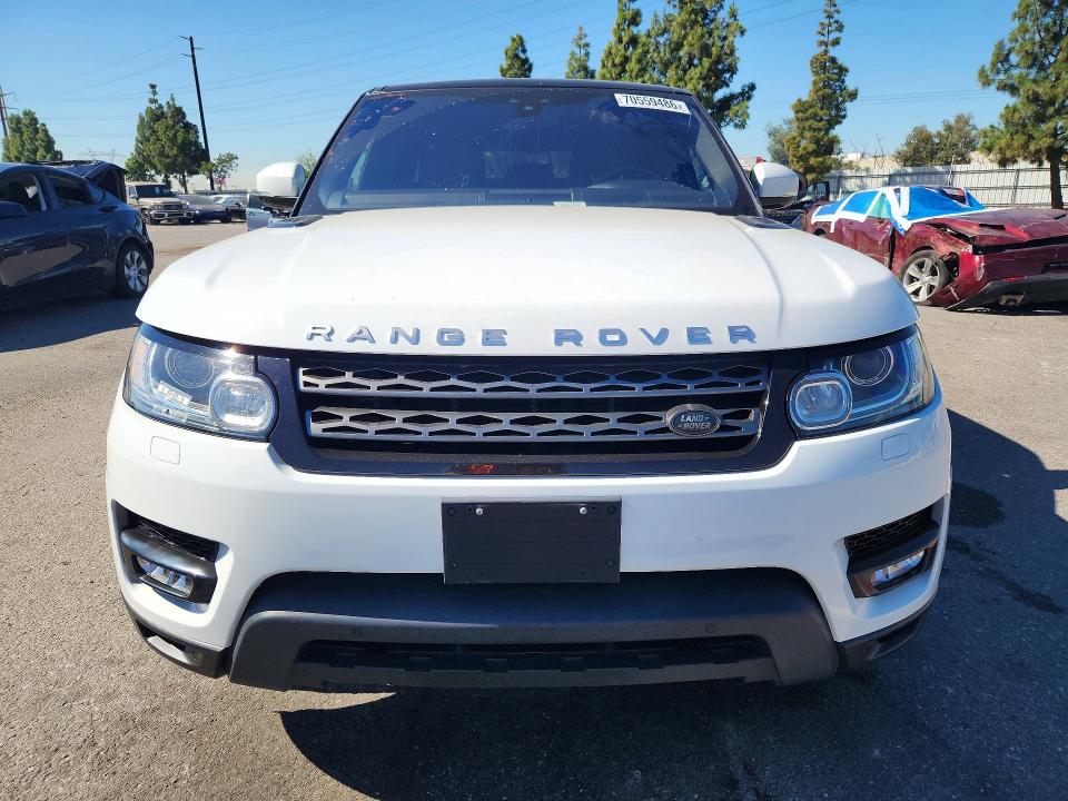 2017 Land Rover Range Rover Sport მანქანა იყიდება აუქციონზე, vin: SALWG2FV5HA667634, აუქციონის ნომერი: 70559486