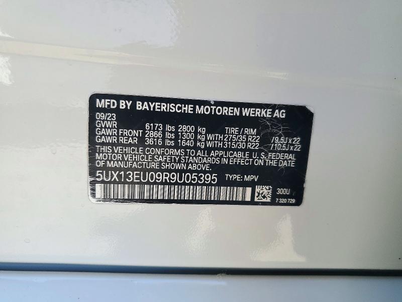 Aukcja sprzedaży 2024 Bmw X5, vin: 5UX13EU09R9U05395, numer aukcji: 72731566