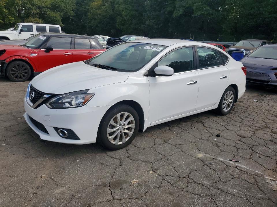 70989996 :رقم المزاد ، 3N1AB7AP9KY259312 vin ، 2019 Nissan Sentra مزاد بيع