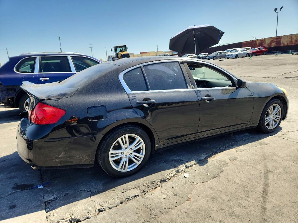 2011 Infiniti G25 Sedan მანქანა იყიდება აუქციონზე, vin: JN1DV6AP7BM604015, აუქციონის ნომერი: 72695196