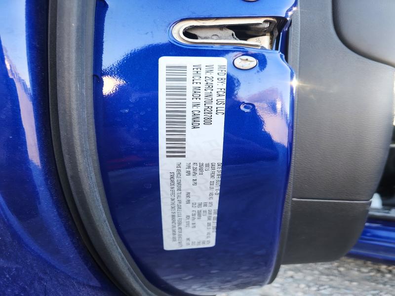 71594796 :رقم المزاد ، 2C4RC1N70LR287800 vin ، 2020 Chrysler Pacifica مزاد بيع
