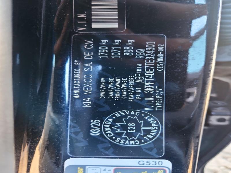 Продаж на аукціоні авто 2026 Kia K4, vin: 3KPFT4DE7TE324301, номер лоту: 71099066