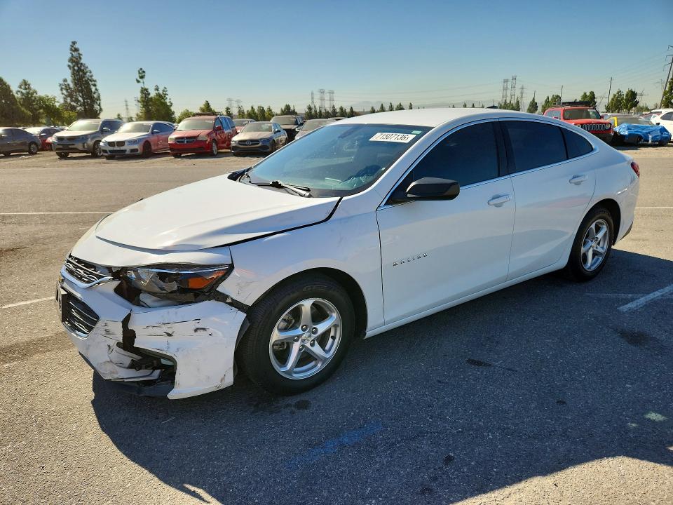 71507136 :رقم المزاد ، 1G1ZB5ST0JF156018 vin ، 2018 Chevrolet Malibu مزاد بيع