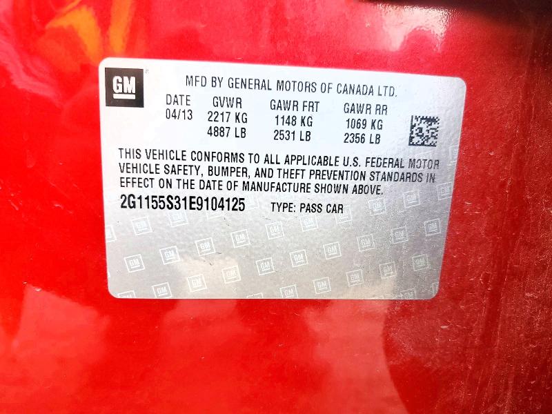 Продажа на аукционе авто 2014 Chevrolet Impala, vin: 2G1155S31E9104125, номер лота: 71497876