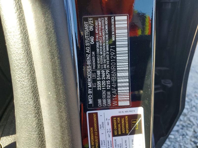 Продажа на аукционе авто 2022 Mercedes-benz C, vin: W1KAF4HB6NR012971, номер лота: 72076546