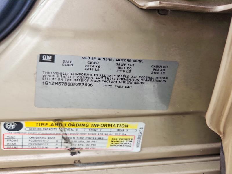 Продажа на аукционе авто 2008 Chevrolet Malibu, vin: 1G1ZH57B08F253096, номер лота: 70872636