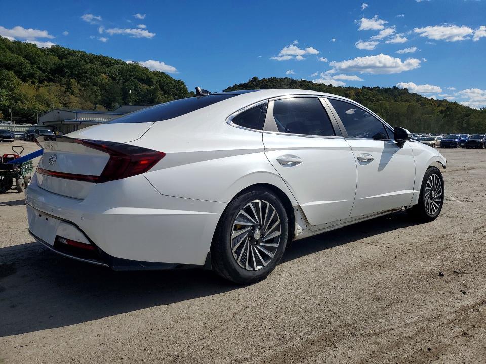 2021 Hyundai Sonata Hybrid მანქანა იყიდება აუქციონზე, vin: KMHL54JJ7MA018665, აუქციონის ნომერი: 72226556