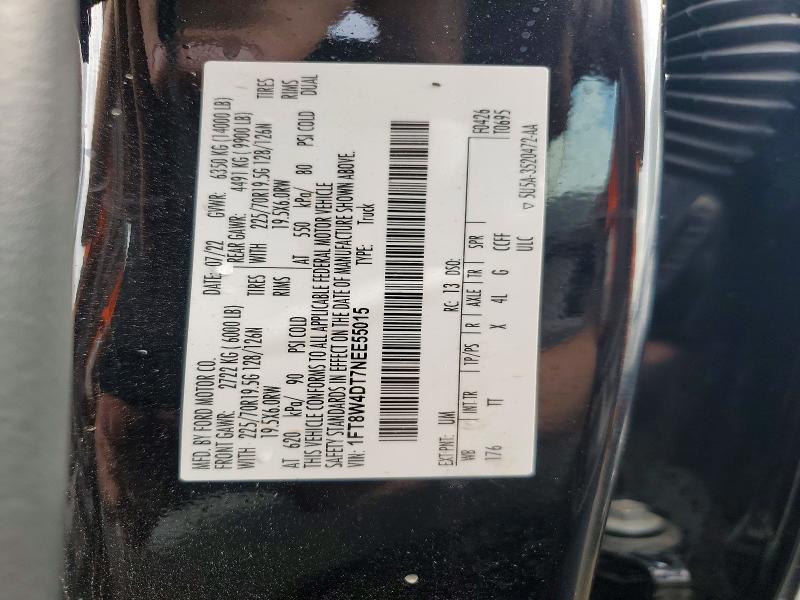 Продаж на аукціоні авто 2022 Ford F450, vin: 1FT8W4DT7NEE55015, номер лоту: 72360916
