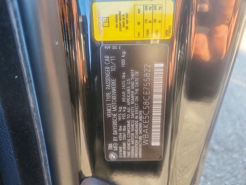 69760016 :رقم المزاد ، WBAKE5C58CE755822 vin ، 2012 Bmw 328 مزاد بيع