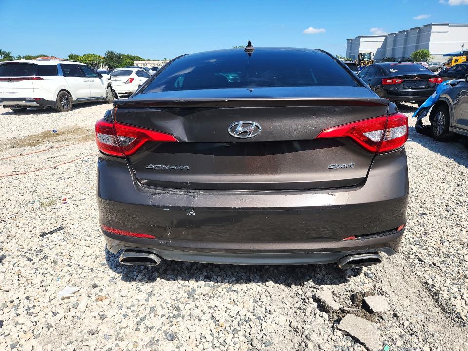 2016 Hyundai Sonata მანქანა იყიდება აუქციონზე, vin: 5NPE34AF7GH379812, აუქციონის ნომერი: 72816006