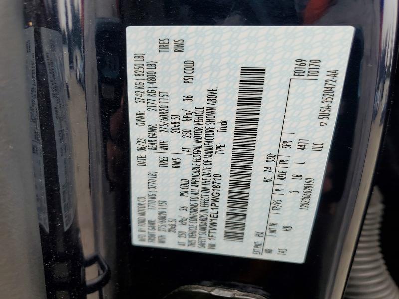 Aukcja sprzedaży 2023 Ford F150, vin: 1FTVW1EL1PWG18710, numer aukcji: 71343206