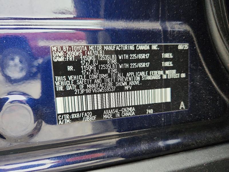 Продаж на аукціоні авто 2025 Toyota Rav4, vin: 2T3P1RFV6SW559537, номер лоту: 70786556
