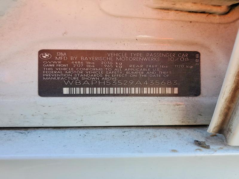 71787656 :رقم المزاد ، WBAPH53529A435683 vin ، 2009 Bmw 328 مزاد بيع