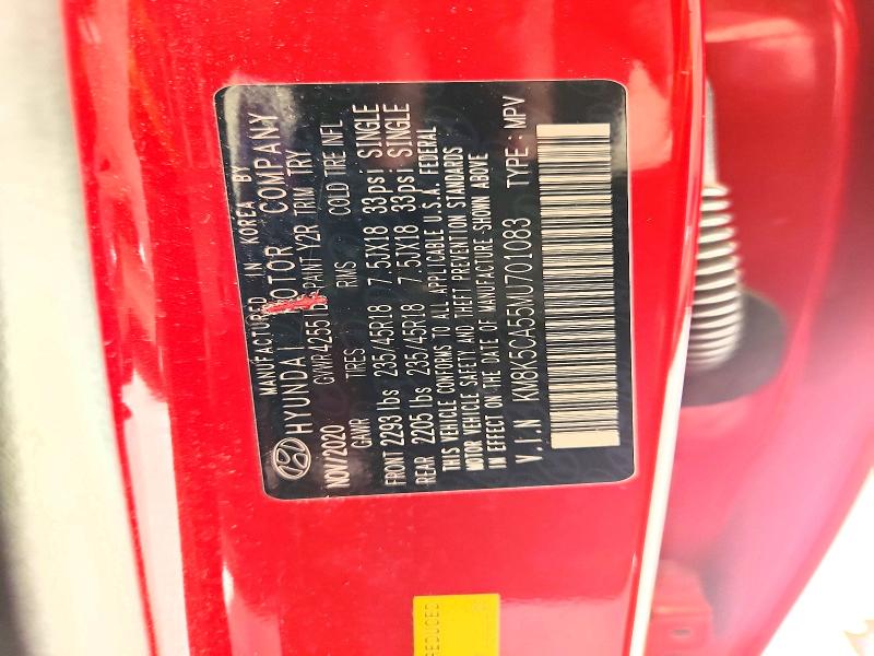 Продаж на аукціоні авто 2021 Hyundai Kona, vin: KM8K5CA55MU701083, номер лоту: 70647826