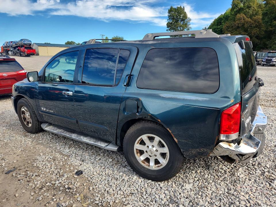 2005 Nissan Armada მანქანა იყიდება აუქციონზე, vin: 5N1AA08B75N740156, აუქციონის ნომერი: 71614206