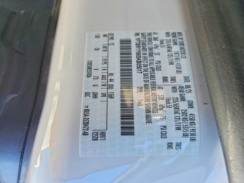 71798536 :رقم المزاد ، 1FTBR1Y86SKB05017 vin ، 2025 Ford Transit مزاد بيع