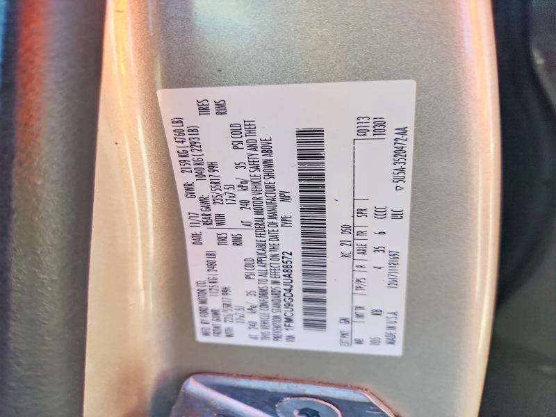 Продажа на аукционе авто 2018 Ford Escape, vin: 1FMCU9GD4JUA88572, номер лота: 71914986