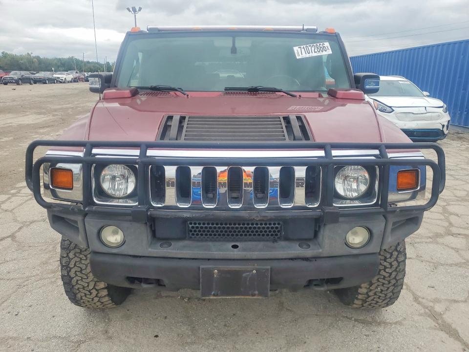 2005 Hummer H2 მანქანა იყიდება აუქციონზე, vin: 5GRGN23UX5H110152, აუქციონის ნომერი: 71072866