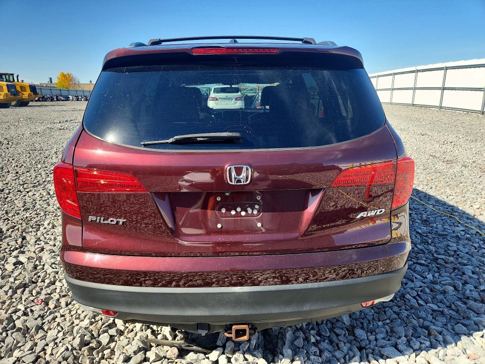 72089886 :رقم المزاد ، 5FNYF6H5XGB024256 vin ، 2016 Honda Pilot مزاد بيع