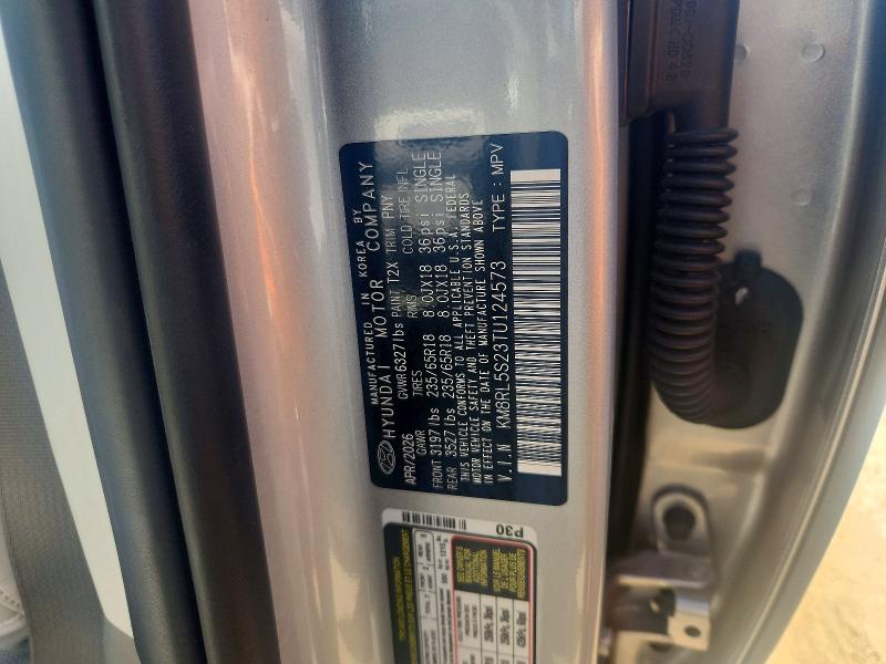 Aukcja sprzedaży 2026 Hyundai Palisade, vin: KM8RL5S23TU124573, numer aukcji: 72596116