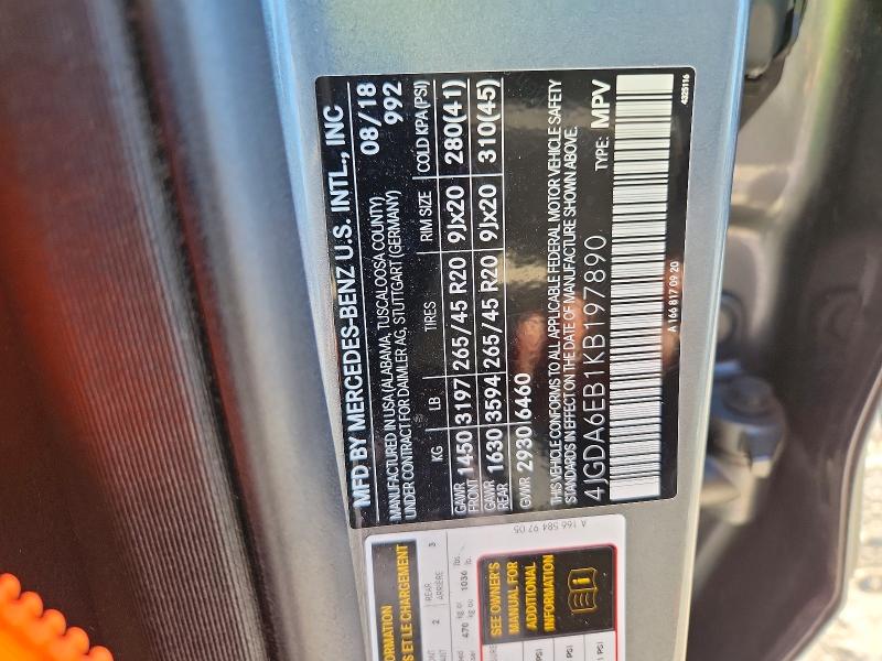 Продажа на аукционе авто 2019 Mercedes-benz Gle, vin: 4JGDA6EB1KB197890, номер лота: 71373486