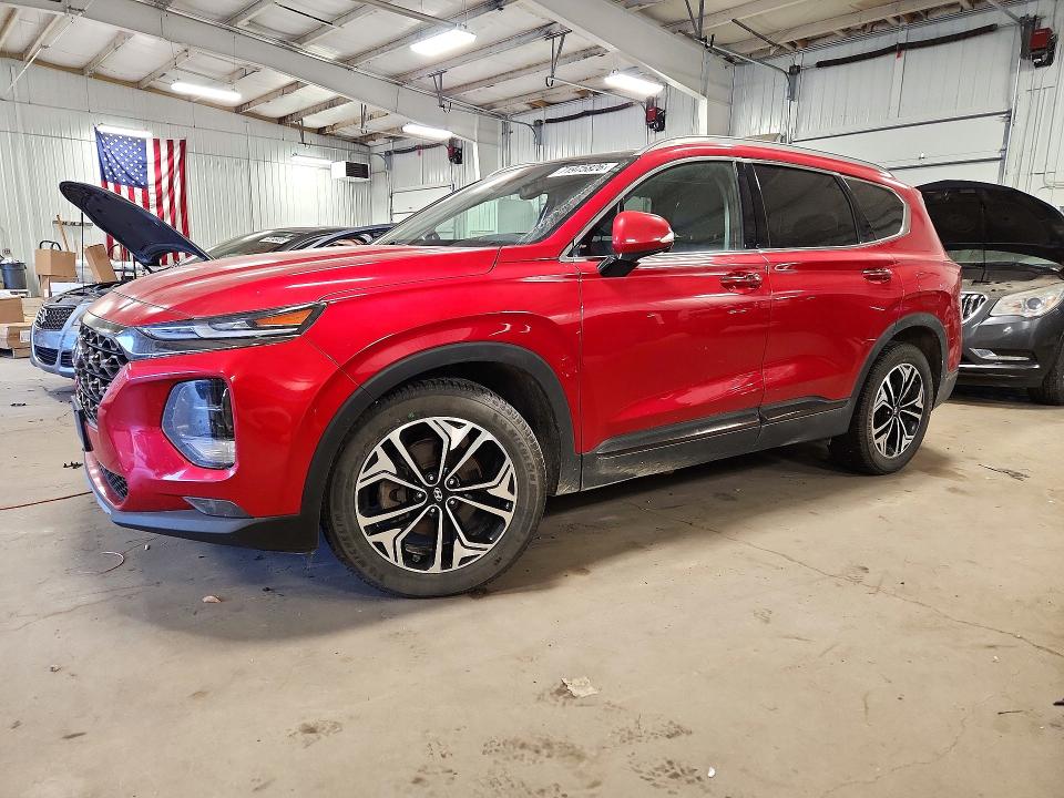 2020 Hyundai Santa Fe მანქანა იყიდება აუქციონზე, vin: 5NMS5CAA7LH291815, აუქციონის ნომერი: 71975826