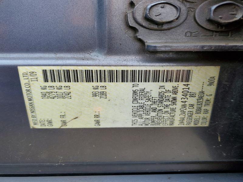 Продажа на аукционе авто 2010 Nissan Altima, vin: 1N4AL2AP2AN434014, номер лота: 70682966