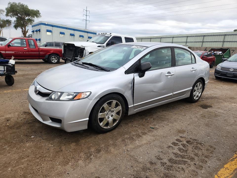 2009 Honda Civic მანქანა იყიდება აუქციონზე, vin: 19XFA16579E029872, აუქციონის ნომერი: 72842996