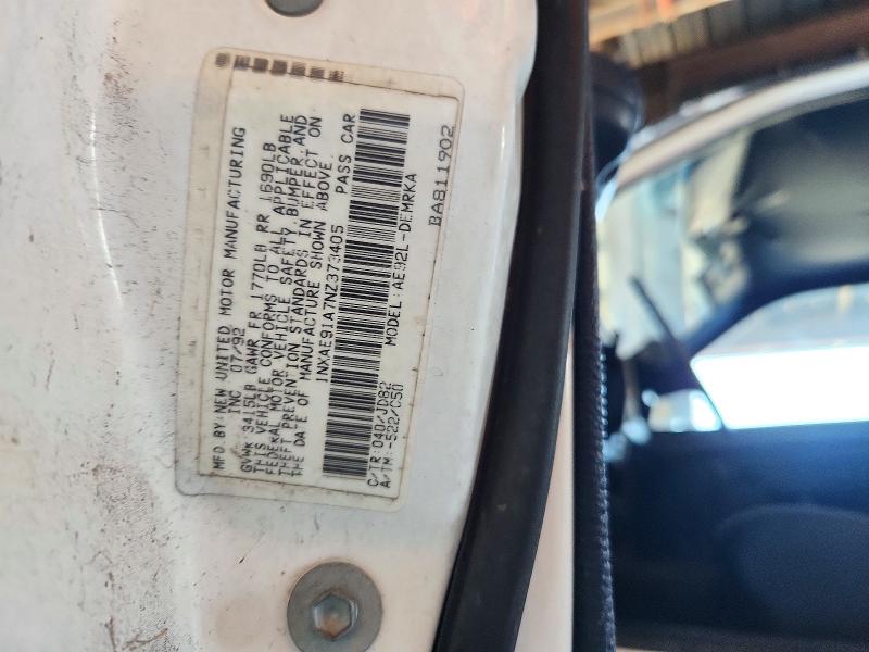 73325686 :رقم المزاد ، 1NXAE91A7NZ373405 vin ، 1992 Toyota Corolla مزاد بيع