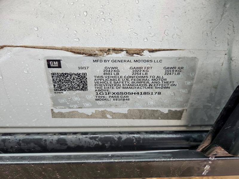 Aukcja sprzedaży 2017 Chevrolet Bolt Ev, vin: 1G1FX6S05H4185178, numer aukcji: 71241496