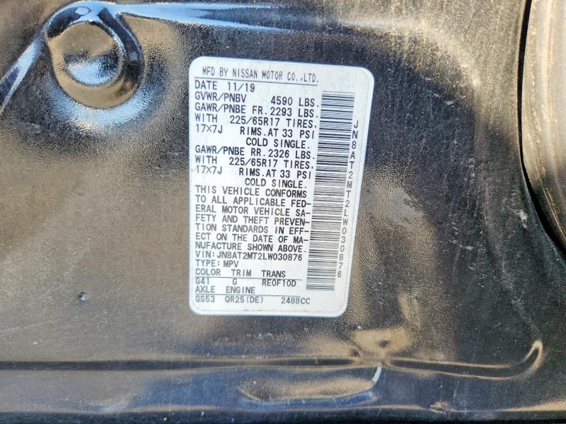 Продаж на аукціоні авто 2020 Nissan Rogue, vin: JN8AT2MT2LW030876, номер лоту: 71402756