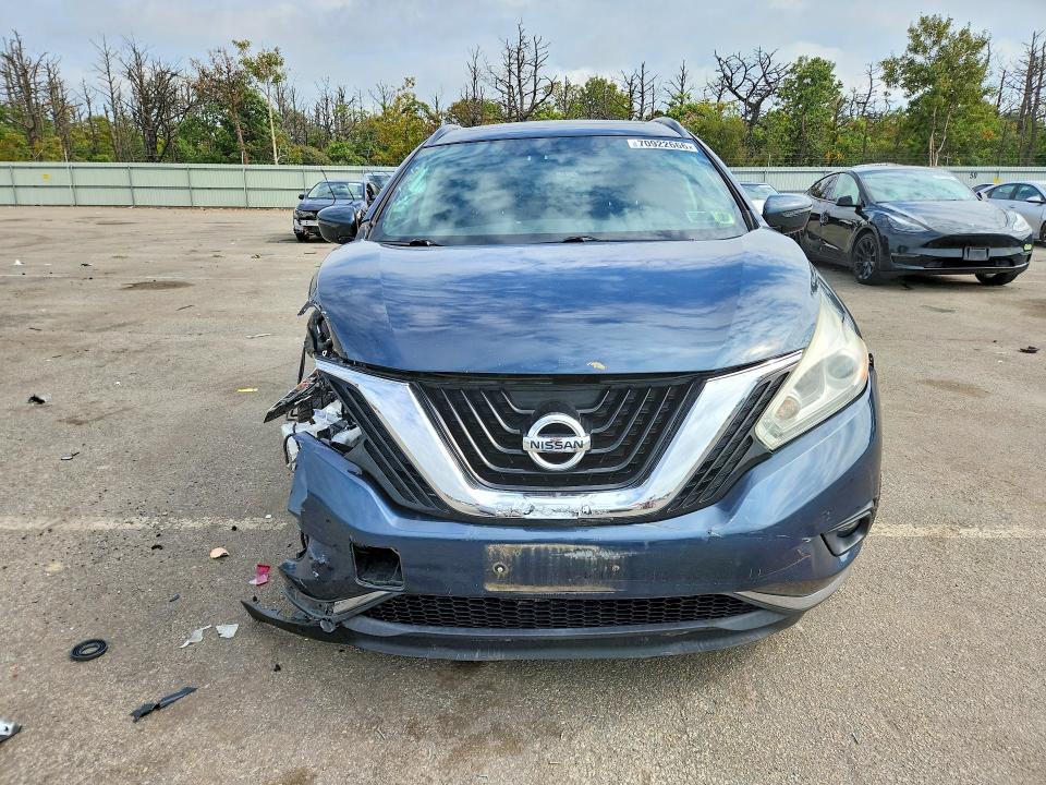 Auction sale of the 2016 Nissan Murano, vin: 5N1AZ2MH8GN116691, lot number: 70922666