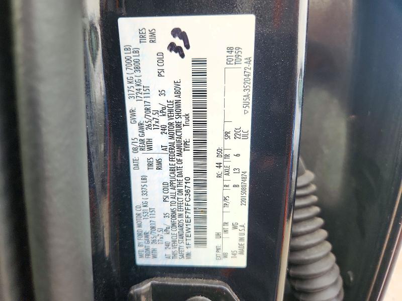 Продаж на аукціоні авто 2015 Ford F150, vin: 1FTEW1EF7FFC36710, номер лоту: 72947376