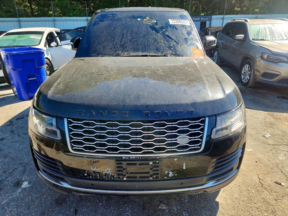 2021 Land Rover Range Rover მანქანა იყიდება აუქციონზე, vin: SALGS2RU9MA450815, აუქციონის ნომერი: 72308546
