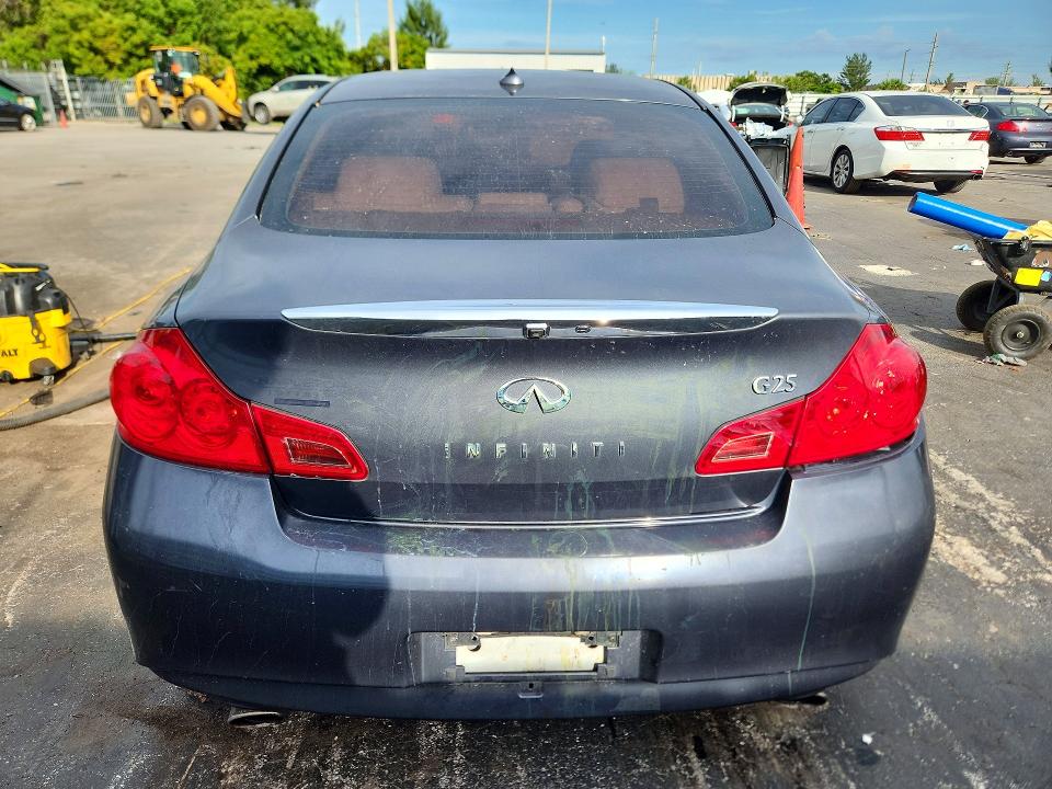 2012 Infiniti G25 Sedan მანქანა იყიდება აუქციონზე, vin: JN1DV6AP2CM700703, აუქციონის ნომერი: 71886926