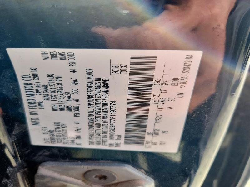 73286966 :رقم المزاد ، NM0GE9F77F1197774 vin ، 2015 Ford Transit Connect مزاد بيع