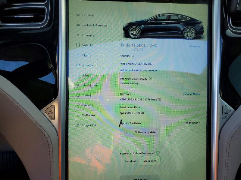 Продаж на аукціоні авто 2014 Tesla Model S, vin: 5YJSA1S12EFP32933, номер лоту: 71622036