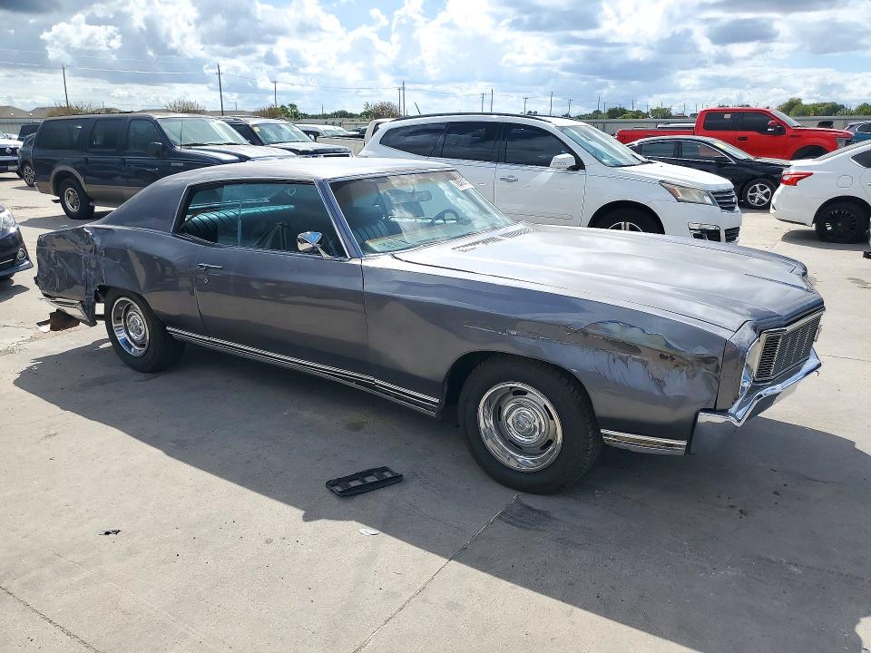 72970316 :رقم المزاد ، 138571K140627 vin ، 1971 Chevrolet Monte Carlo مزاد بيع