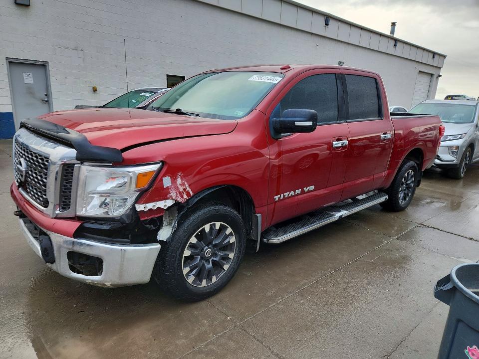 2018 Nissan Titan მანქანა იყიდება აუქციონზე, vin: 1N6AA1EJ9JN526542, აუქციონის ნომერი: 72631446