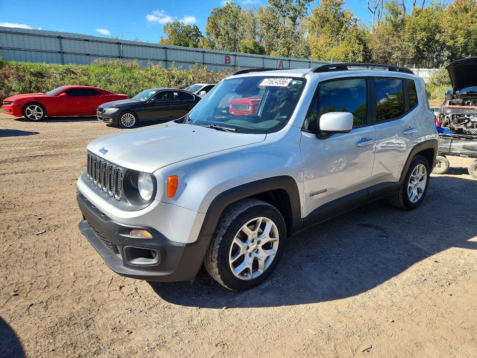 Aukcja sprzedaży 2016 Jeep Renegade, vin: ZACCJABT0GPC51533, numer aukcji: 71624556