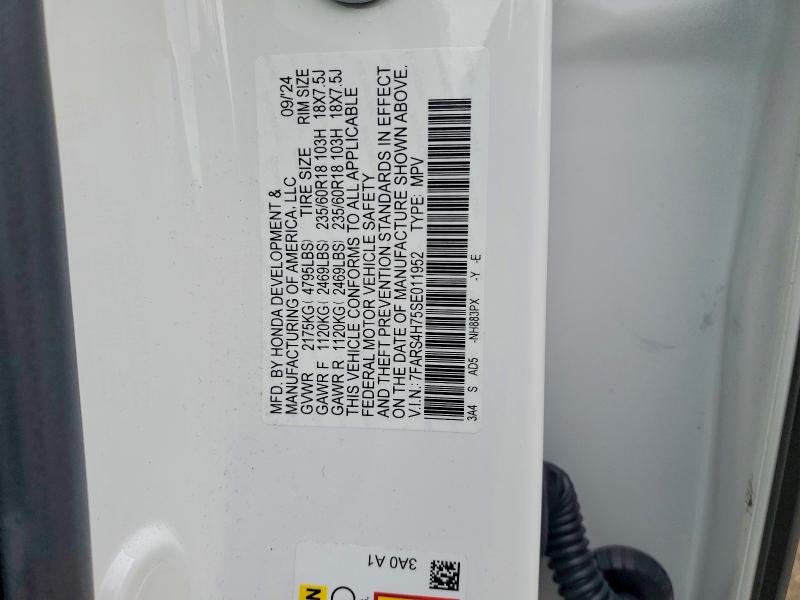 Продажа на аукционе авто 2025 Honda Cr-v, vin: 7FARS4H75SE011952, номер лота: 71181236