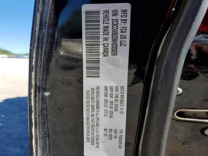 Продажа на аукционе авто 2022 Dodge Charger, vin: 2C3CDXBG5NH203039, номер лота: 71050946