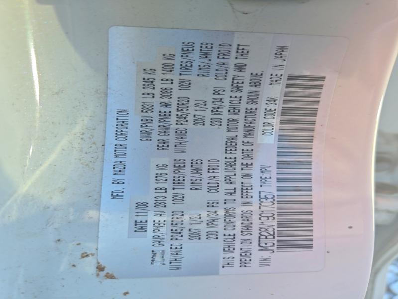 71833826 :رقم المزاد ، JM3TB28V190170357 vin ، 2009 Mazda Cx-9 مزاد بيع