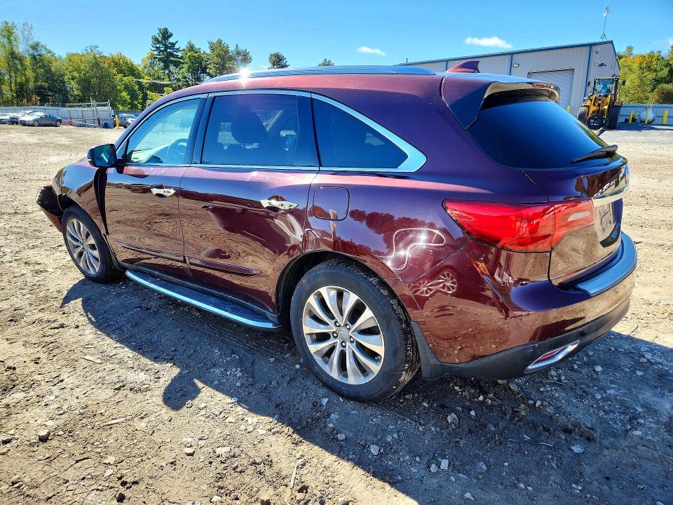 72483286 :رقم المزاد ، 5FRYD4H45EB025683 vin ، 2014 Acura Mdx مزاد بيع