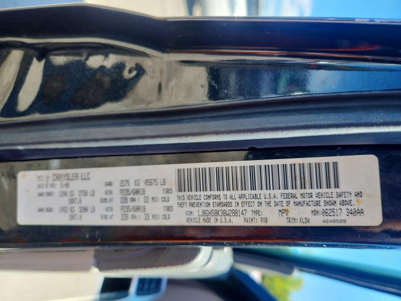 2008 Jeep Liberty მანქანა იყიდება აუქციონზე, vin: 1J8GN58K38W288147, აუქციონის ნომერი: 71029366