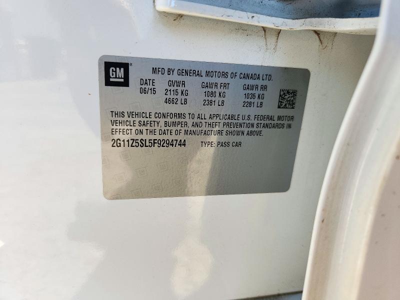 71932966 :رقم المزاد ، 2G11Z5SL5F9294744 vin ، 2015 Chevrolet Impala مزاد بيع